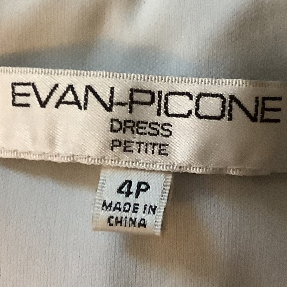 EUC Evan-Picone Women's Ruffle Dress Size: 4P - Picture 4 of 5